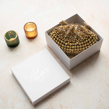 PRE-ORDER - Lamisha Bronze Clip Purse