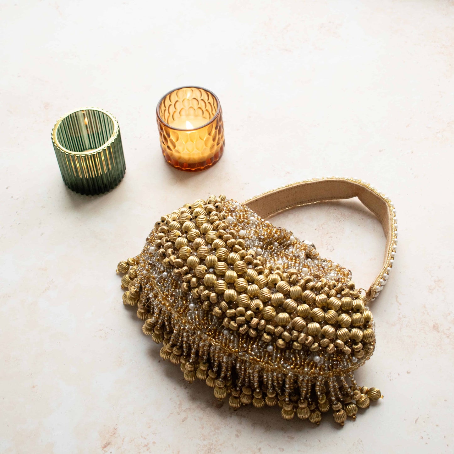 PRE-ORDER - Lamisha Bronze Clip Purse