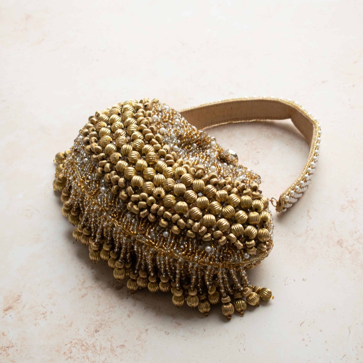 PRE-ORDER - Lamisha Bronze Clip Purse