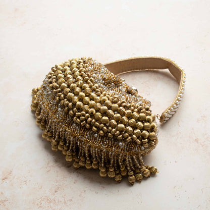 PRE-ORDER - Lamisha Bronze Clip Purse