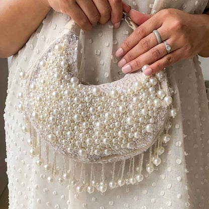 PRE-ORDER - Pearl Moon Handbag