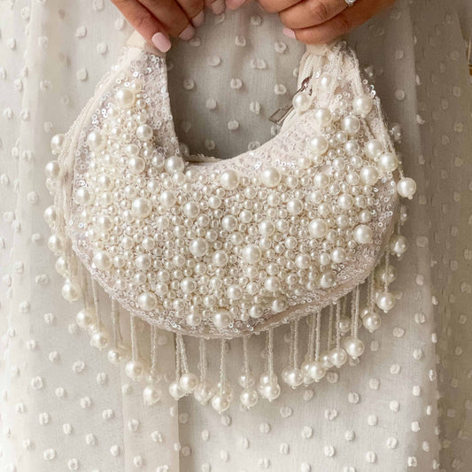 PRE-ORDER - Pearl Moon Handbag