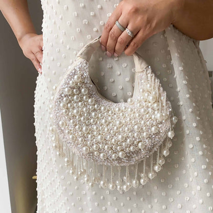 PRE-ORDER - Pearl Moon Handbag