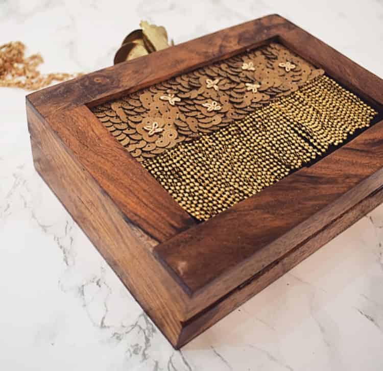 PRE-ORDER - Kolkata Wooden Clutch