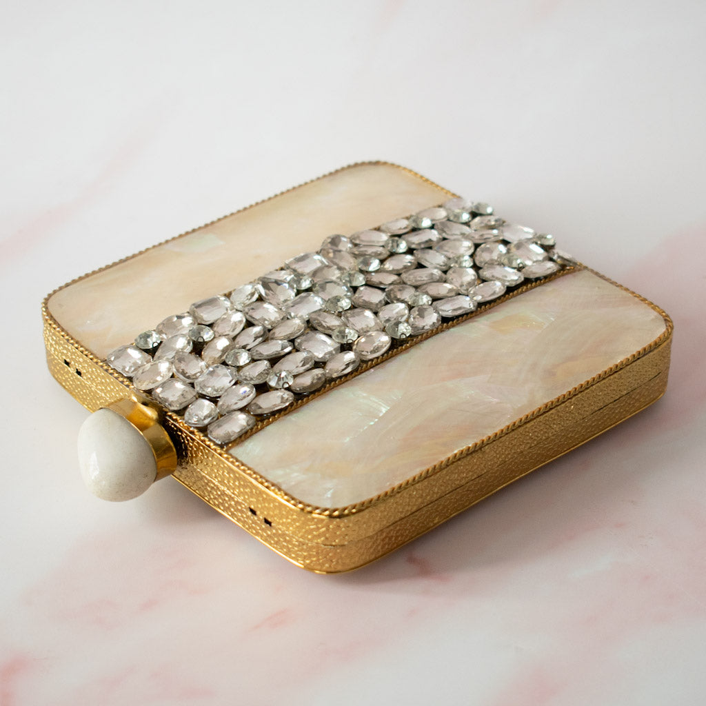 PRE-ORDER - Celeste Mother of Pearl Clutch