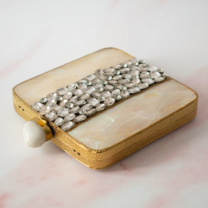 PRE-ORDER - Celeste Mother of Pearl Clutch