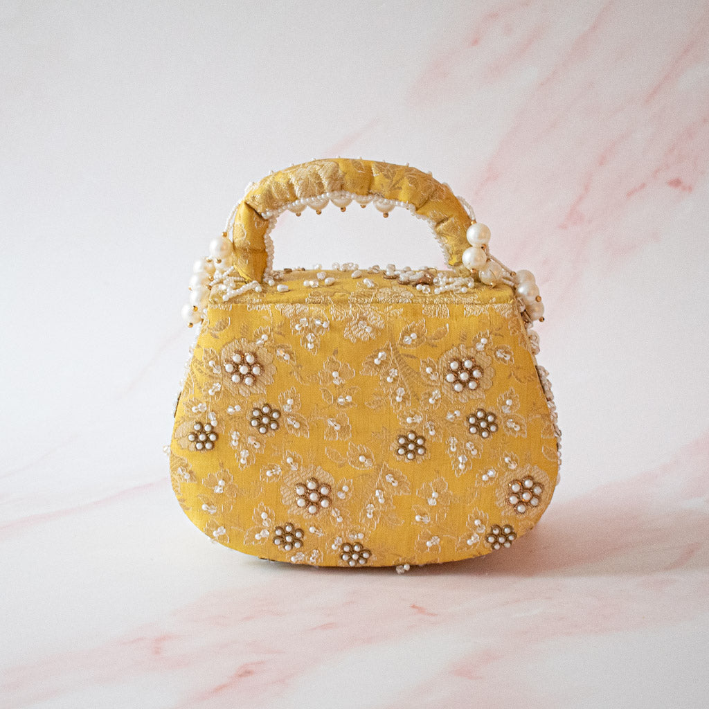 PRE-ORDER - Jasmine Clutch (Yellow)