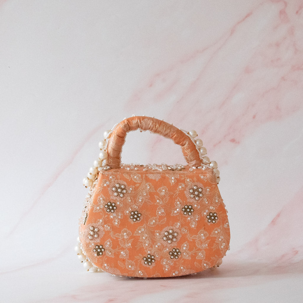 PRE-ORDER - Jasmine Clutch (Orange)