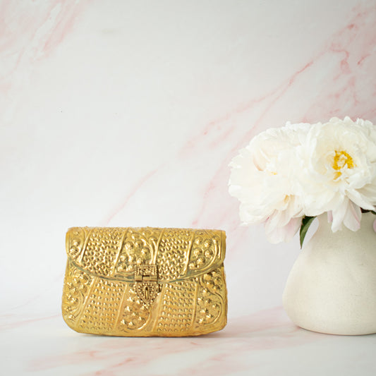 PRE-ORDER - Layla (Gold Brass Clutch)