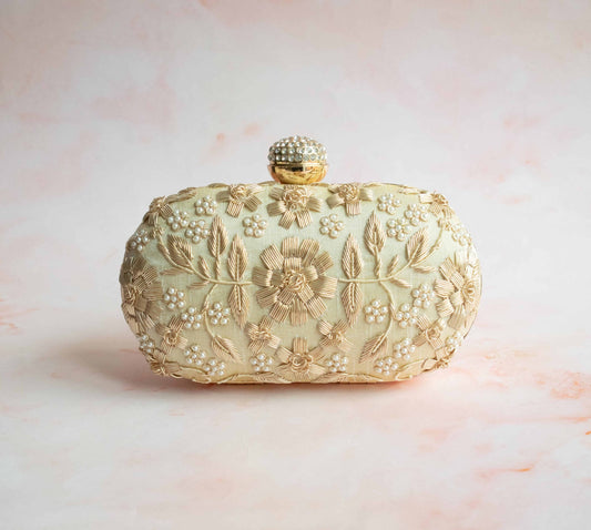 PRE-ORDER - ASHA - Oval (Golden Cream)