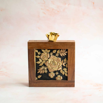 PRE-ORDER - Jaipur Wooden Square Clutch
