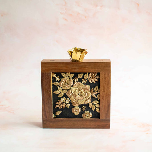 PRE-ORDER - Jaipur Wooden Square Clutch