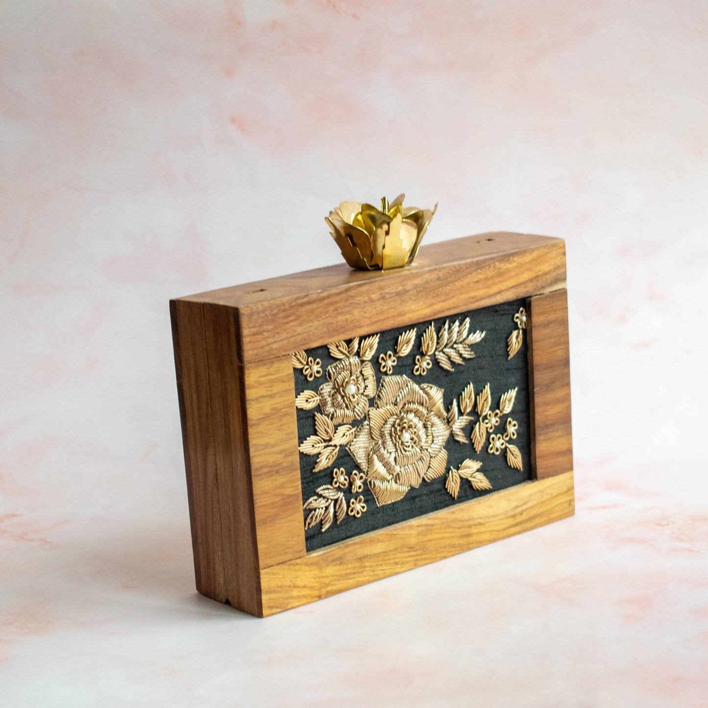 PRE-ORDER - Jaipur Wooden Clutch