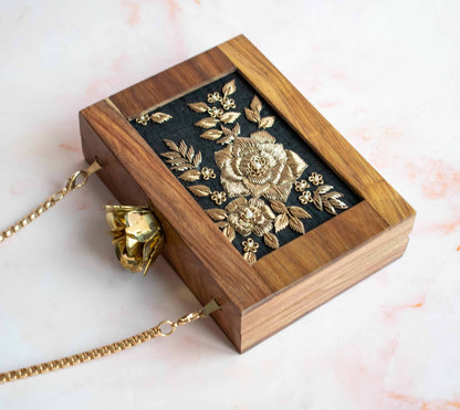 PRE-ORDER - Jaipur Wooden Clutch