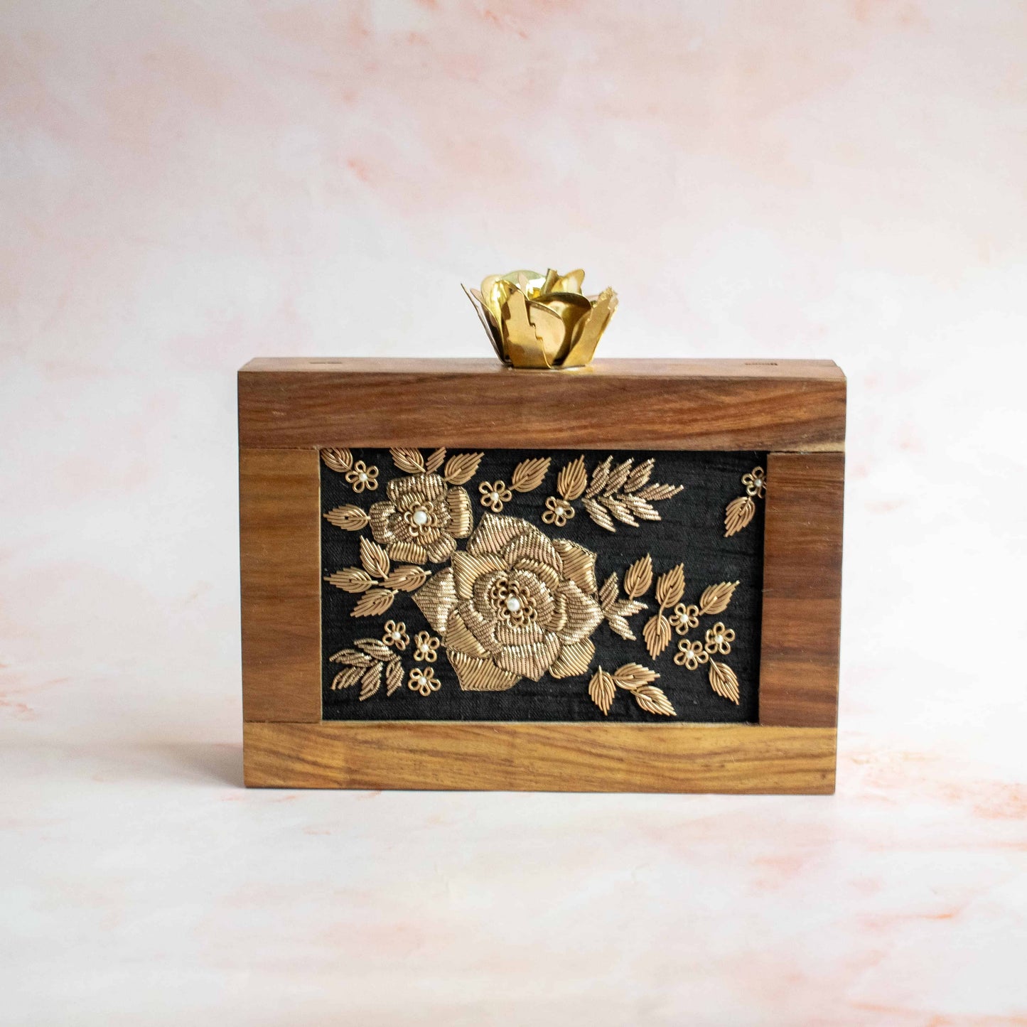 PRE-ORDER - Jaipur Wooden Clutch