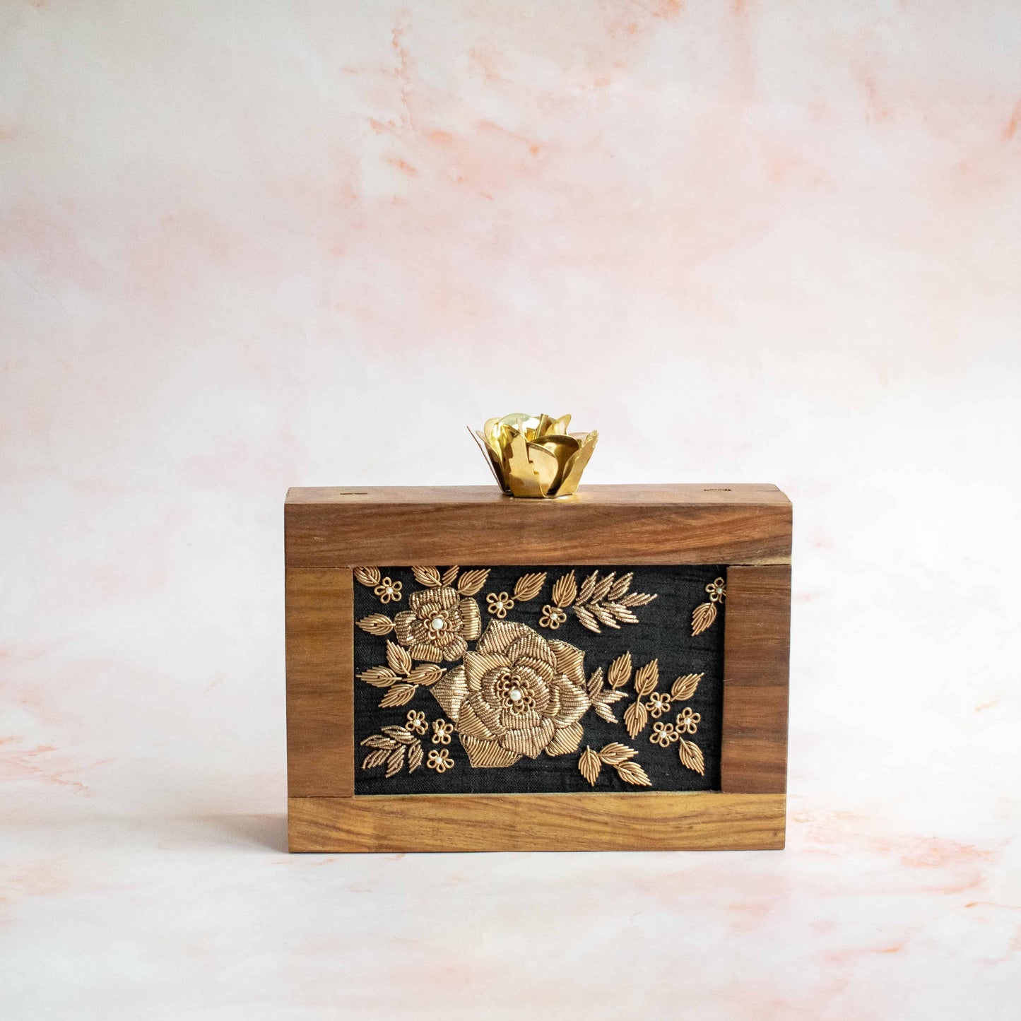 PRE-ORDER - Jaipur Wooden Clutch