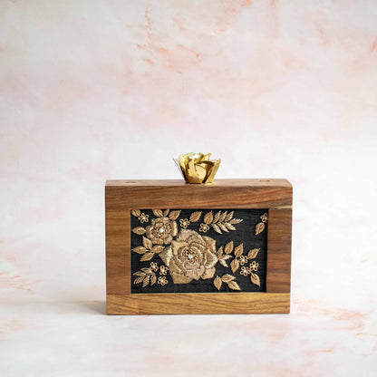 PRE-ORDER - Jaipur Wooden Clutch