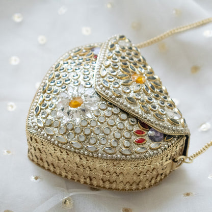 Zahrah Mini Kundan Clutch