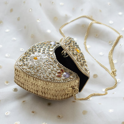Zahrah Mini Kundan Clutch