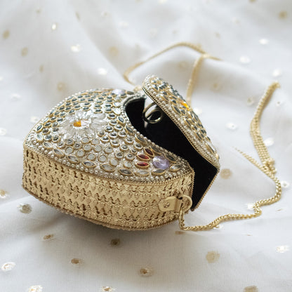 Zahrah Mini Kundan Clutch