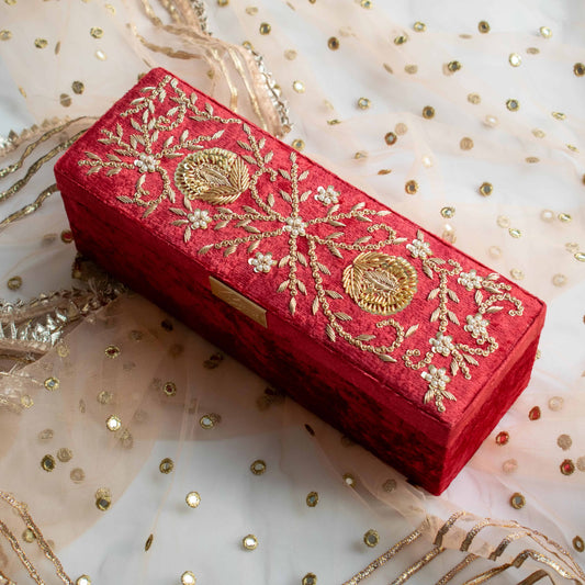 PRE-ORDER - AMNA BANGLE BOX - RED