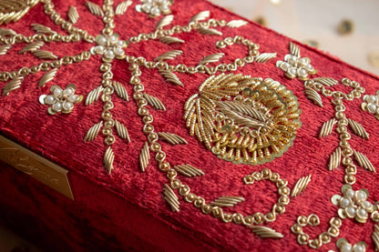 PRE-ORDER - AMNA BANGLE BOX - RED