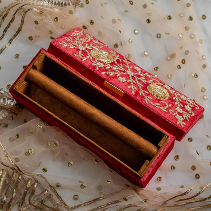 PRE-ORDER - AMNA BANGLE BOX - RED