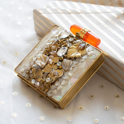 Valentina Mother of Pearl Clutch