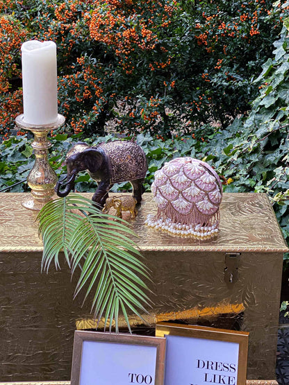 PRE-ORDER - LIYA (minaudière) Nude Pink (Velvet)