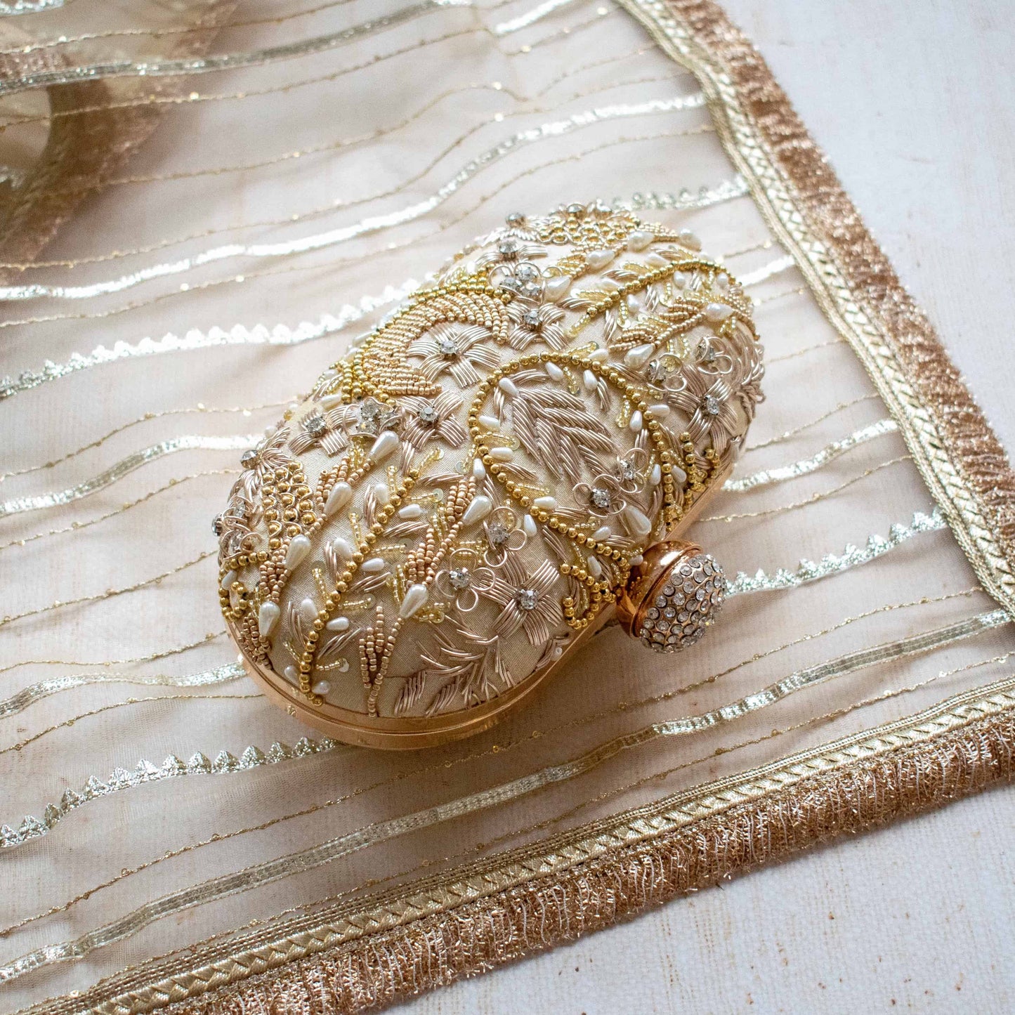 PRE-ORDER - AASHNA (Gold) Clutch