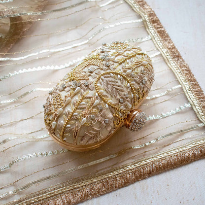 PRE-ORDER - AASHNA (Gold) Clutch