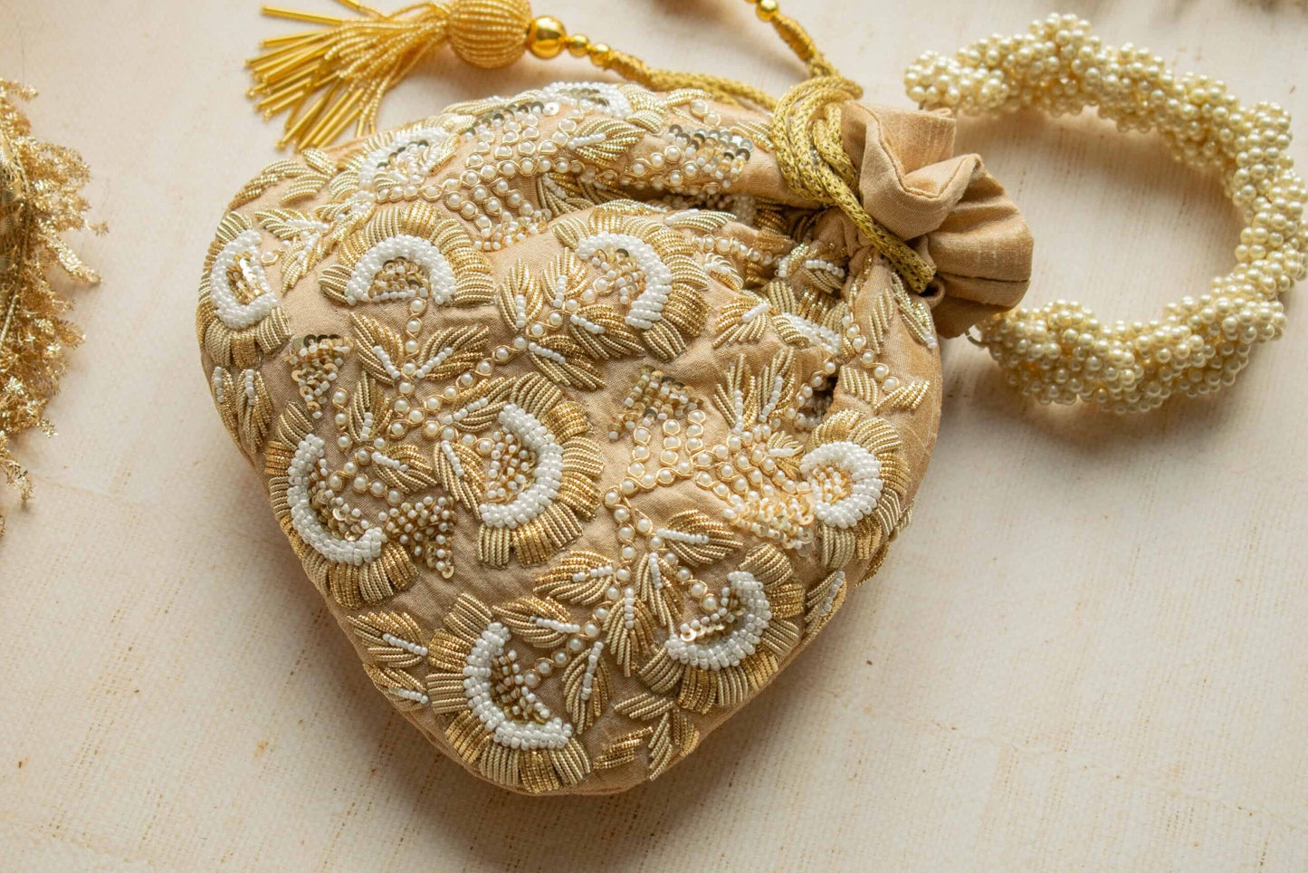 PRE-ORDER - Amrisha Potli Bag (Gold)