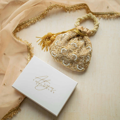 PRE-ORDER - Amrisha Potli Bag (Gold)