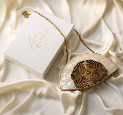 PRE-ORDER - PEONY - (Mother of Pearl) Gold