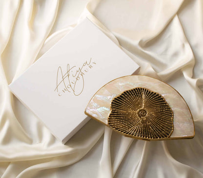 PRE-ORDER - PEONY - (Mother of Pearl) Gold