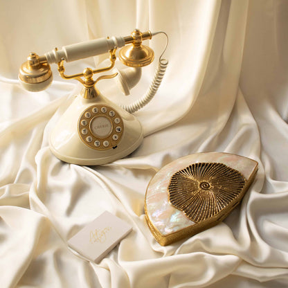 PRE-ORDER - PEONY - (Mother of Pearl) Gold