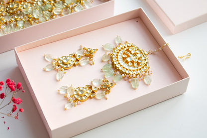 PRE-ORDER - Leylani Kundan Jewellery Set