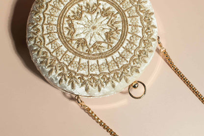 PRE-ORDER - MAHIYA (Round) - Cream Velvet