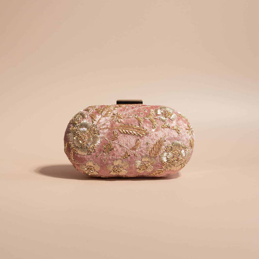 PRE-ORDER - DISHA - Dusky Pink Velvet