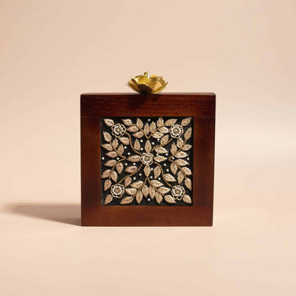 Mumbai Wooden Clutch