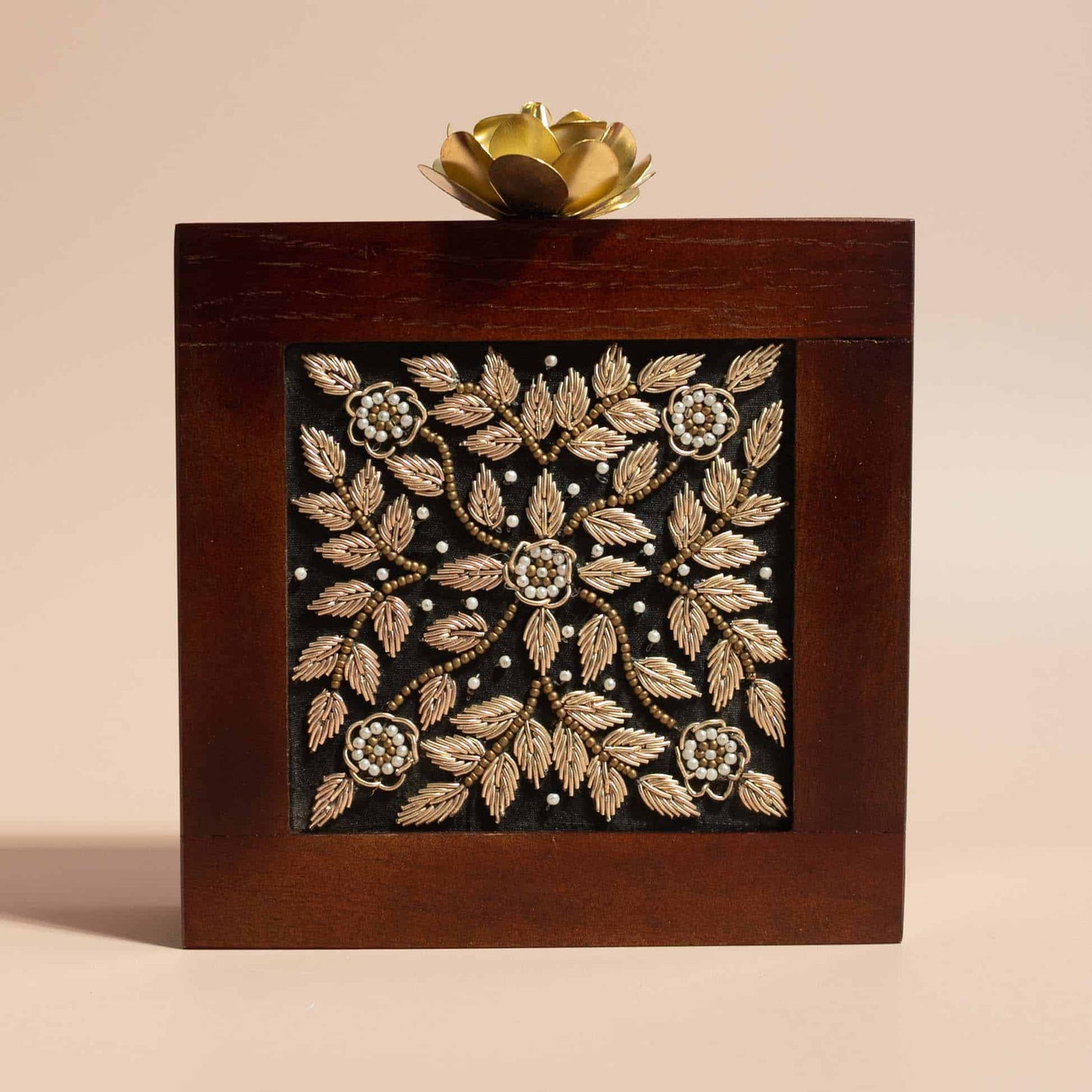 Mumbai Wooden Clutch