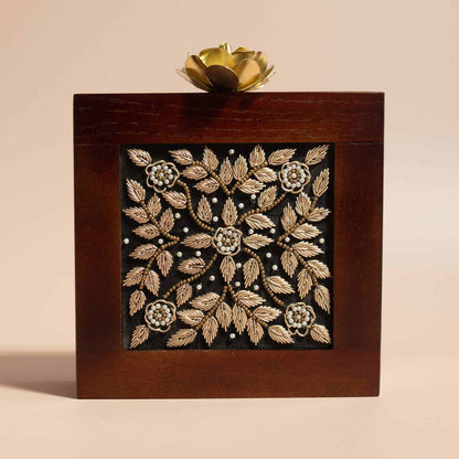 Mumbai Wooden Clutch