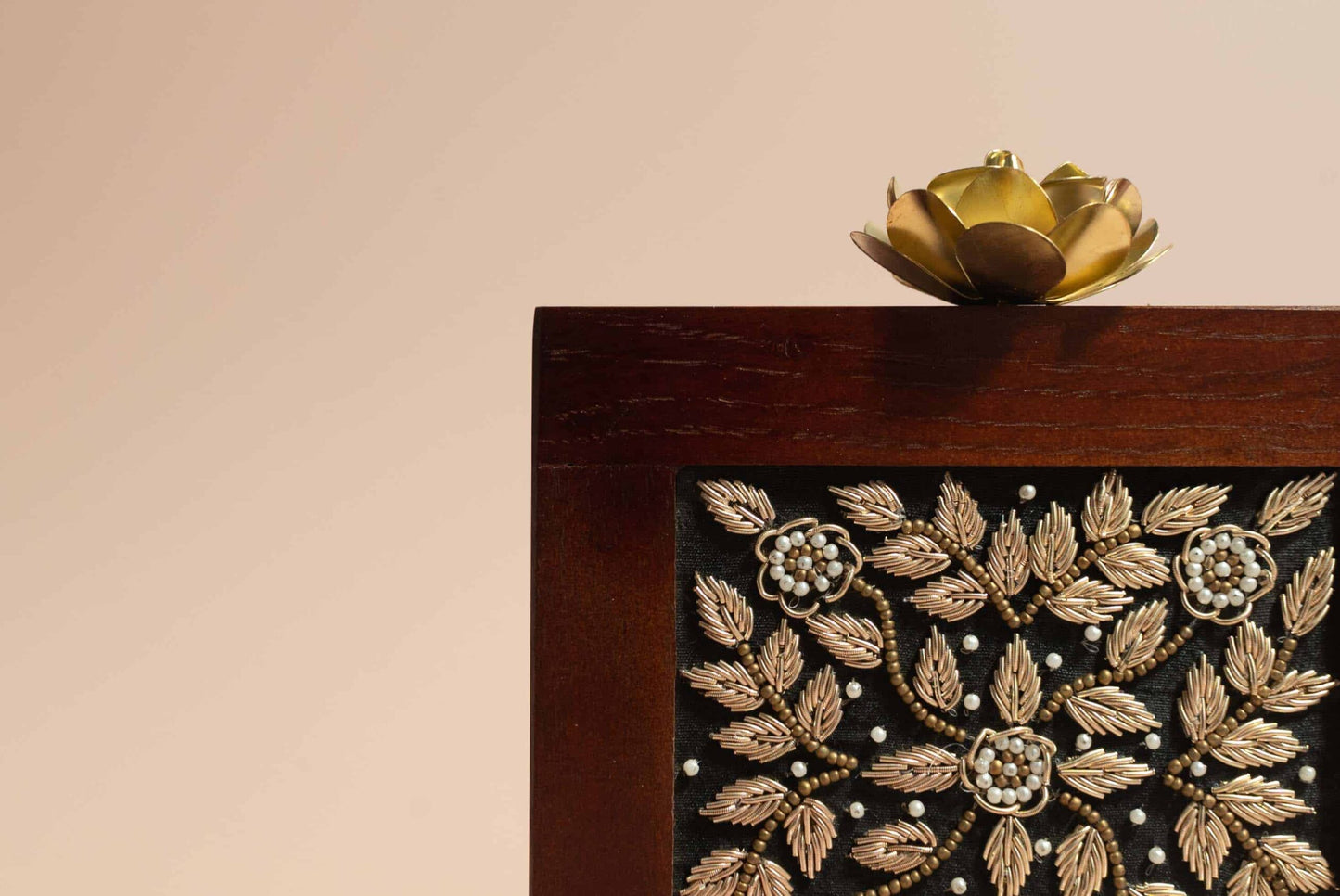 Mumbai Wooden Clutch