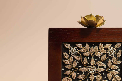 Mumbai Wooden Clutch