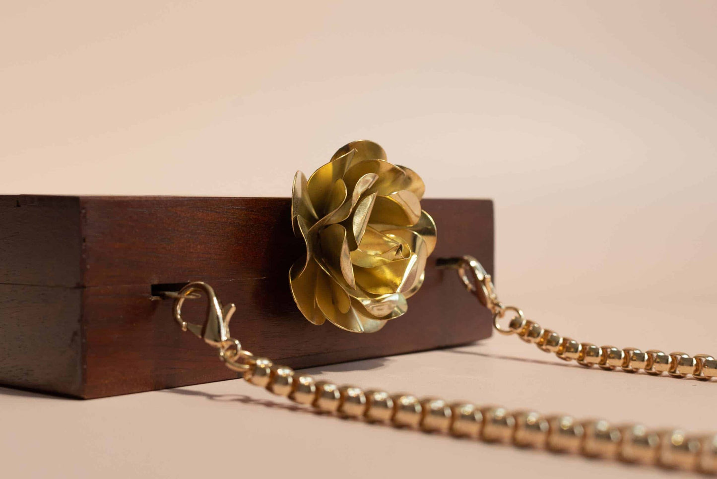 Mumbai Wooden Clutch