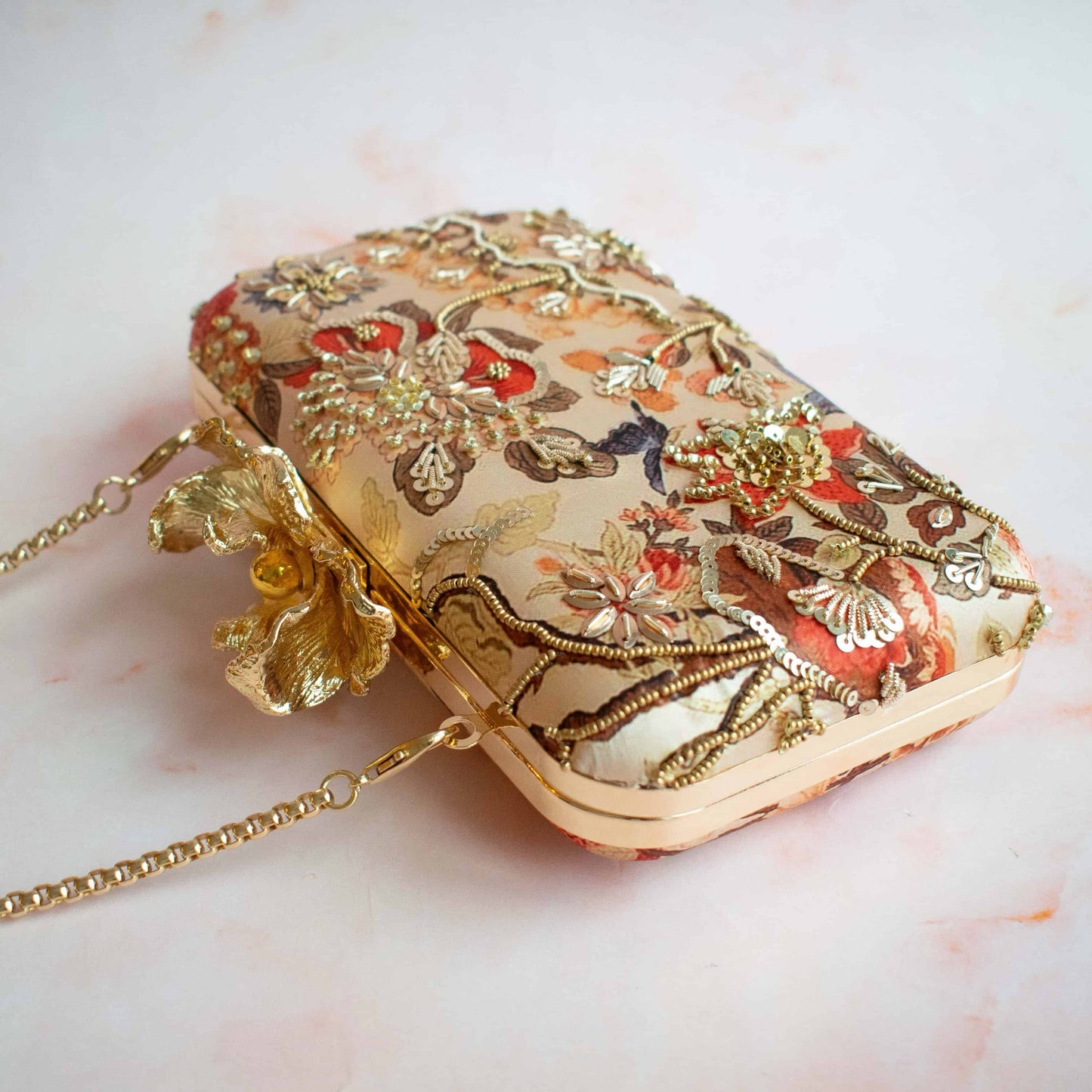 Romantic Floral Clutch