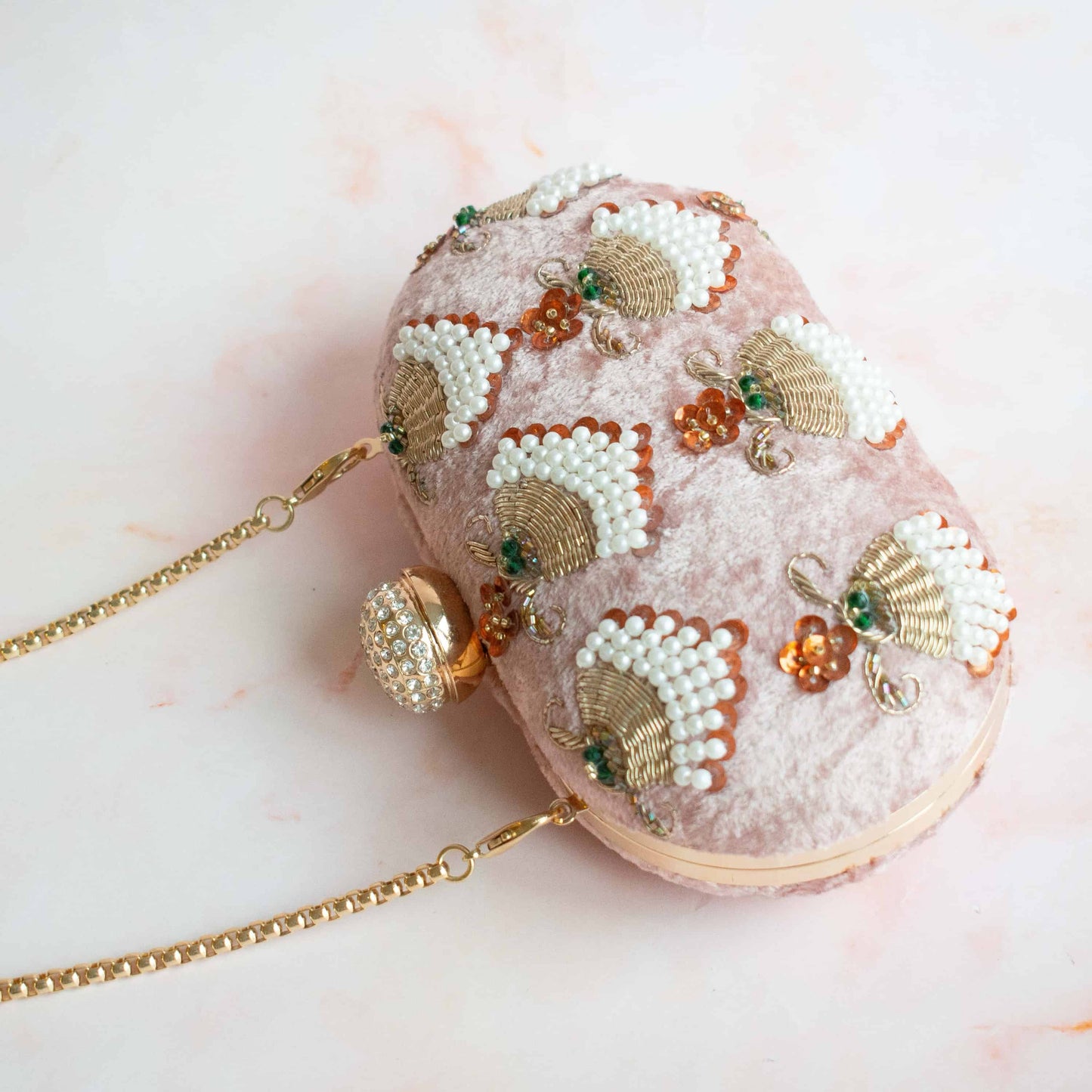 PRE-ORDER - Vaniya (Dusky Pink Velvet)