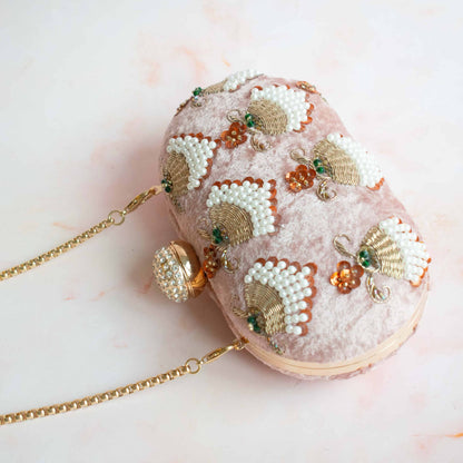 PRE-ORDER - Vaniya (Dusky Pink Velvet)