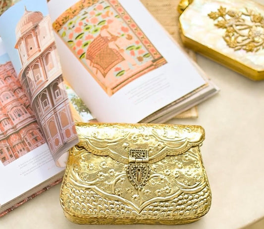 Jaya (Gold Brass Clutch)