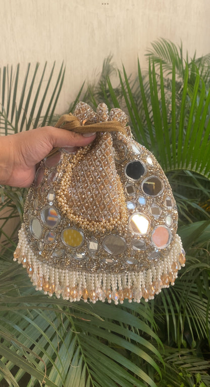 PRE-ORDER - Mirror Glow Potli Bag